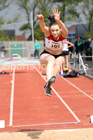 Womens under-20s long jump, 2019 North Eastern Track and Field Champs., Middlesbrough. Photo:  David T. Hewitson/Sports for All Pics